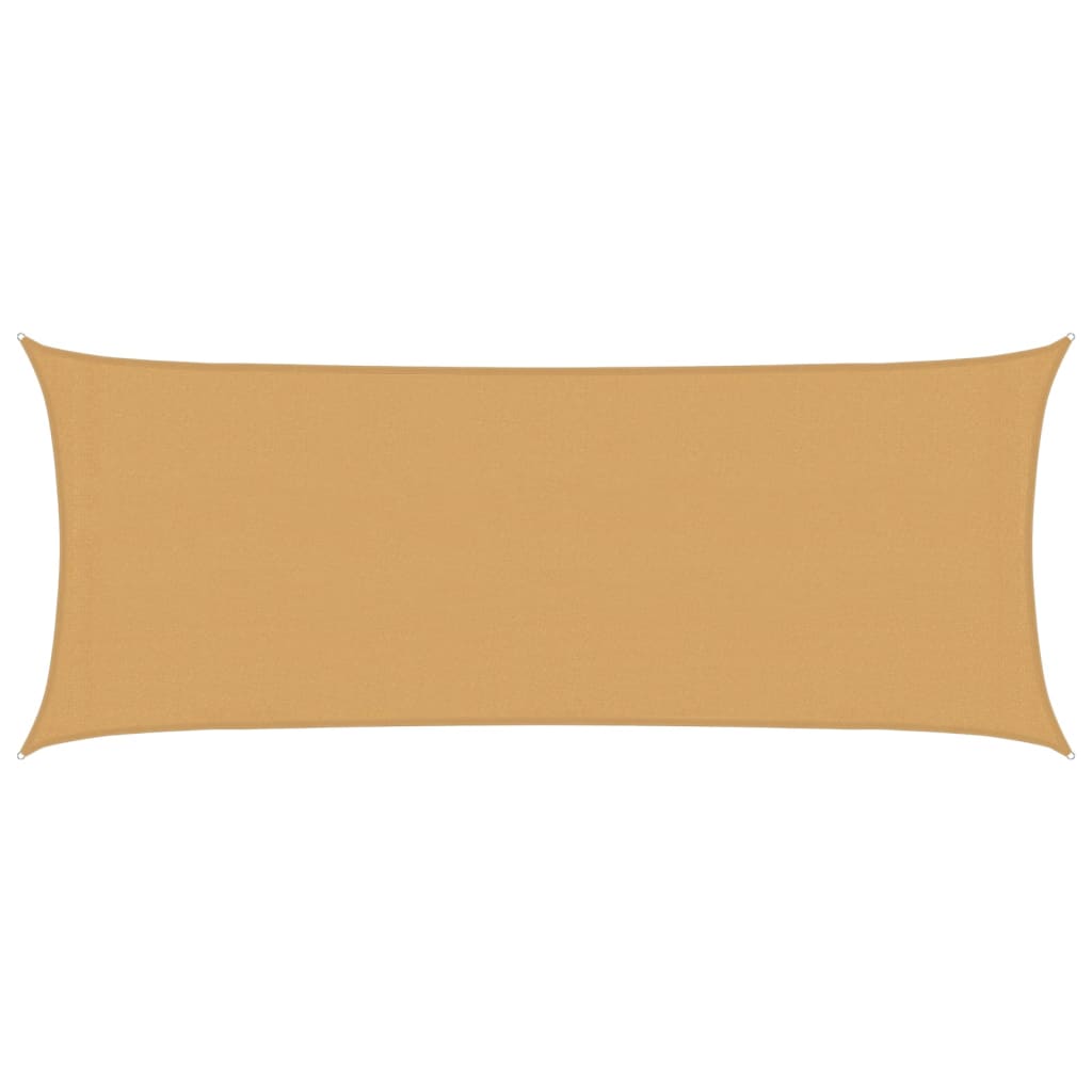 Vela Parasole 160 g/m² Rettangolare Sabbia 2x4,5 m in HDPE 4002032