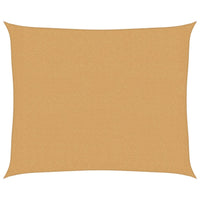 vidaXL Vela Parasole 160 g/m² Rettangolare Sabbia 2,5x3 m in HDPE