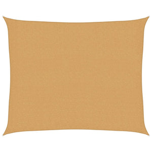 vidaXL Vela Parasole 160 g/m² Rettangolare Sabbia 2,5x3 m in HDPE
