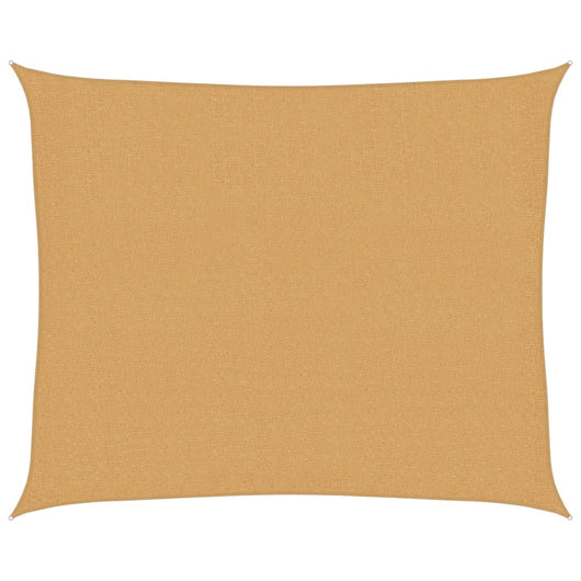 vidaXL Vela Parasole 160 g/m² Rettangolare Sabbia 2,5x3 m in HDPE