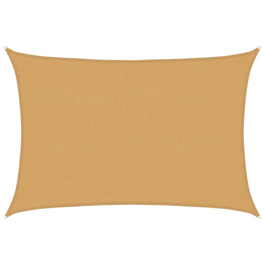 Vela Parasole 160 g/m² Rettangolare Sabbia 2,5x3,5 m in HDPE