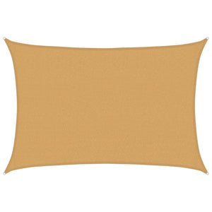 vidaXL Vela Parasole 160 g/m² Rettangolare Sabbia 2,5x4 m in HDPE