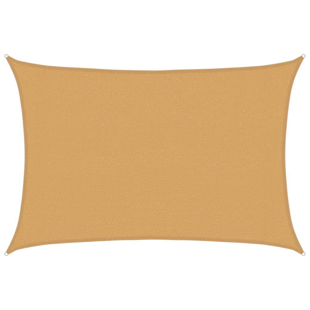 Vela Parasole 160 g/m² Rettangolare Sabbia 3x4 m in HDPE 4002039