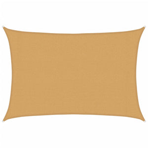 Vela Parasole 160 g/m² Rettangolare Sabbia 3x4 m in HDPE