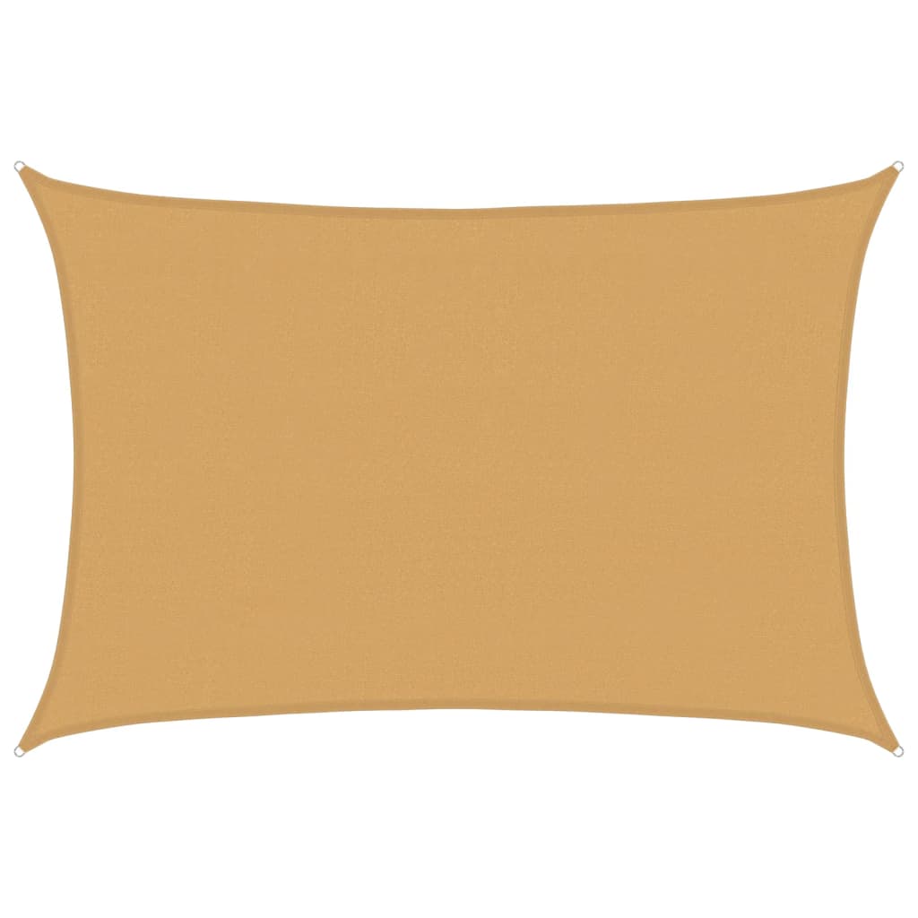 Vela Parasole 160 g/m² Rettangolare Sabbia 4x6 m in HDPE 4002046