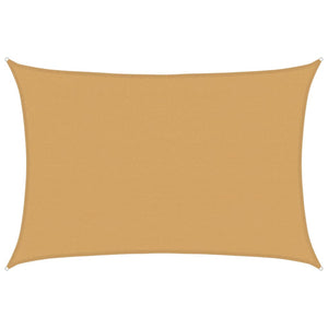 Vela Parasole 160 g/m² Rettangolare Sabbia 4x6 m in HDPE 4002046