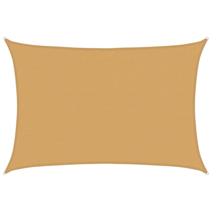 Vela Parasole 160 g/m² Rettangolare Sabbia 4x6 m in HDPE 4002046