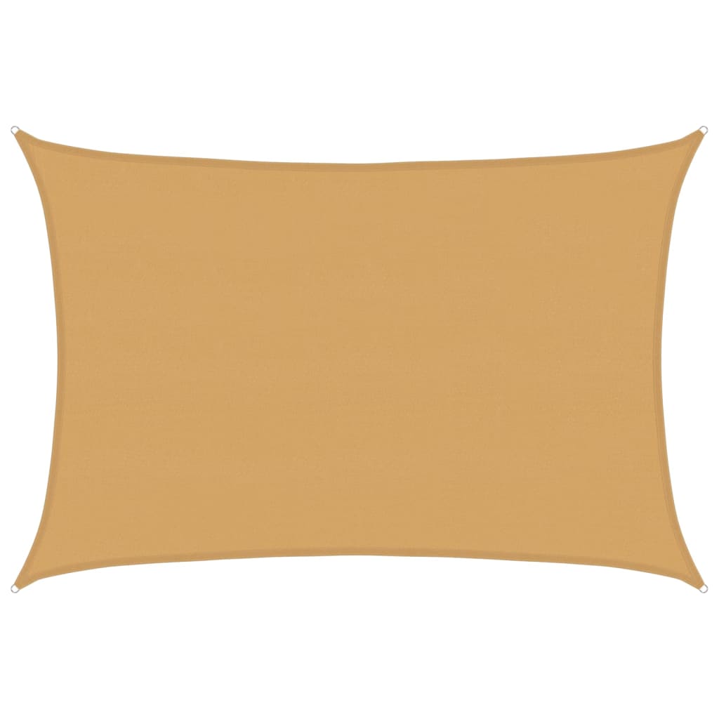 Vela Parasole 160 g/m² Rettangolare Sabbia 5x6 m in HDPE 4002048
