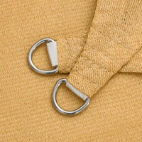 vidaXL Vela Parasole 160 g/m² Triangolare Sabbia 3,6x3,6x3,6 m in HDPE