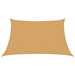 Vela Parasole 160 g/m² Trapezio Grigio Chiaro 3/4x2 m in HDPE