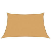 Vela Parasole 160 g/m² Trapezio Grigio Chiaro 3/4x2 m in HDPE 4002070