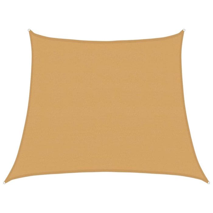 Vela Parasole 160 g/m² Trapezio Grigio Chiaro 3/4x3 m in HDPE