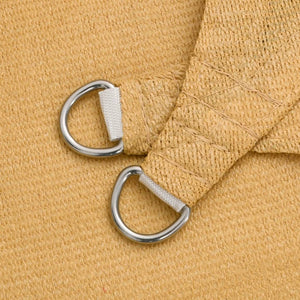 Vela Parasole 160 g/m² Trapezio Grigio Chiaro 3/4x3 m in HDPE