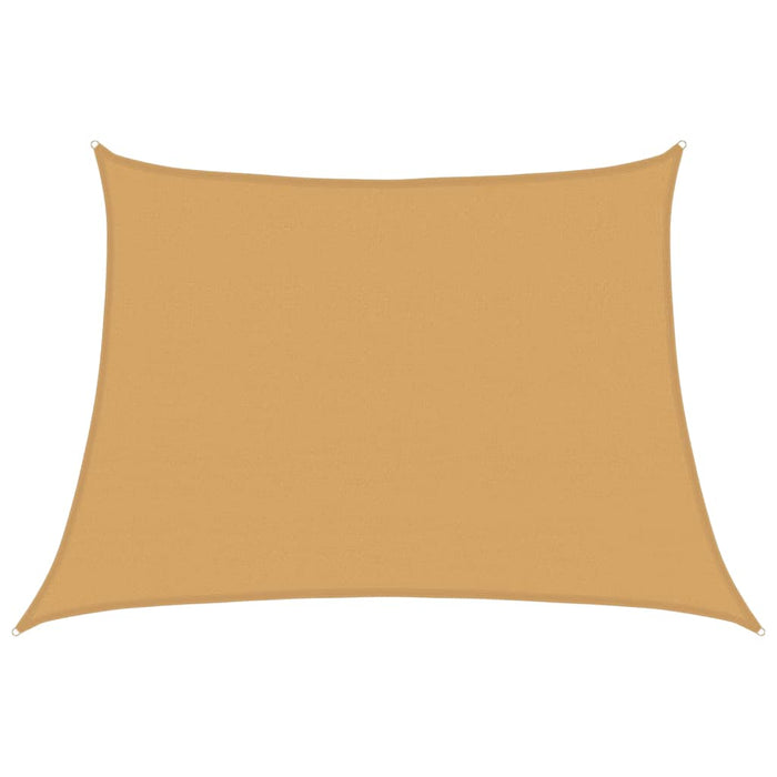 Vela Parasole 160 g/m² Trapezio Grigio Chiaro 4/5x3 m in HDPE 4002072