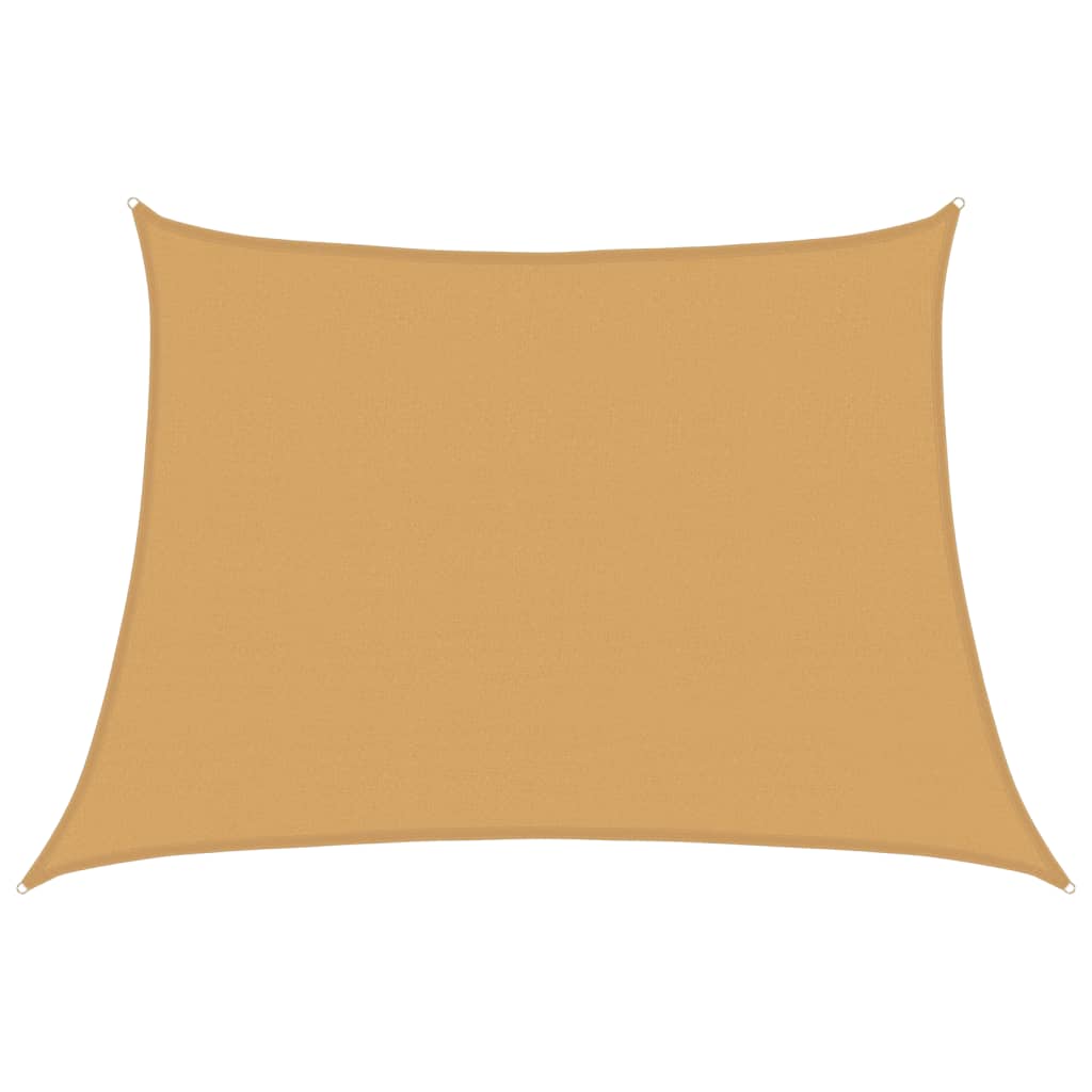 Vela Parasole 160 g/m² Trapezio Grigio Chiaro 4/5x3 m in HDPE