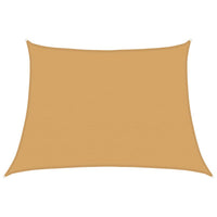 Vela Parasole 160 g/m² Trapezio Grigio Chiaro 4/5x3 m in HDPE