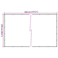 Rete per Rimorchio Verde 2,5x4,5 m HDPE 4002088