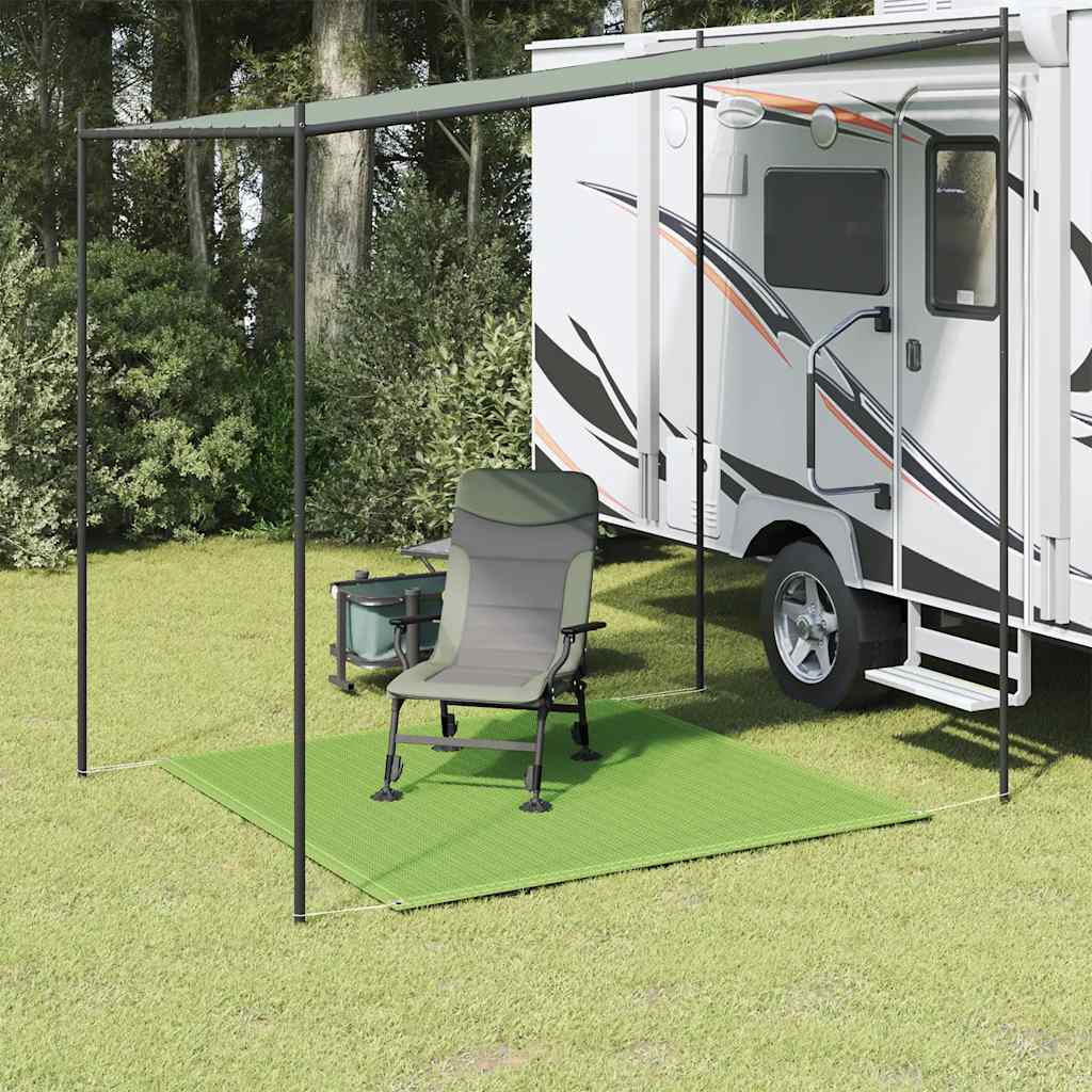 Tappeto da Tenda Verde Chiaro 200x200 cm HDPE 4002268