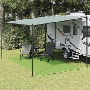 vidaXL Tappeto da Tenda Verde Chiaro 250x350 cm HDPE