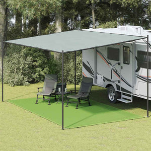 vidaXL Tappeto da Tenda Verde Chiaro 300x500 cm HDPE