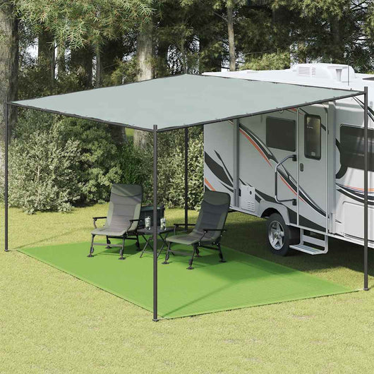 vidaXL Tappeto da Tenda Verde Chiaro 300x500 cm HDPE