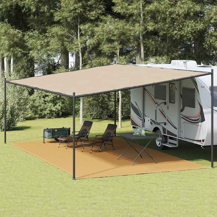 Tappeto da Tenda Sabbia 400x800 cm HDPE 4002307