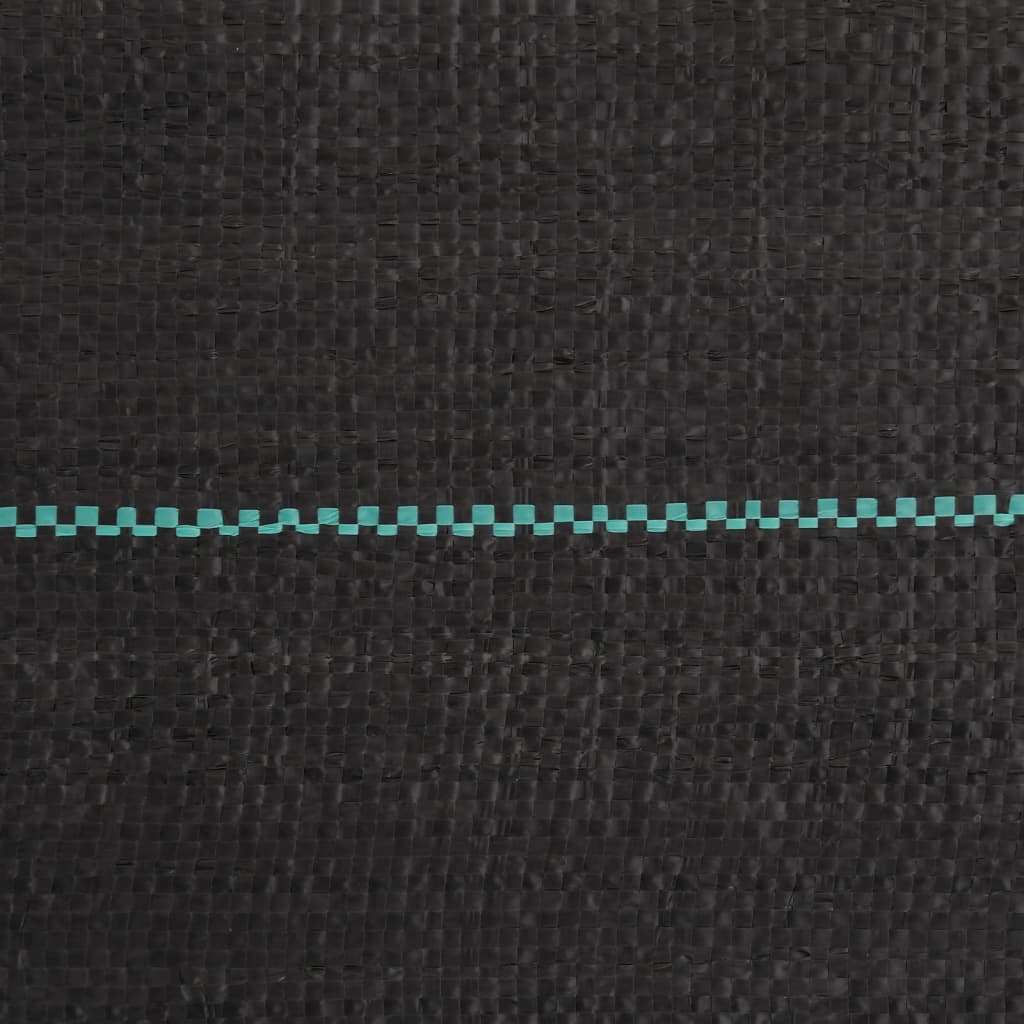 vidaXL Membrana Antierbacce Nera 0,5x100 m in PP