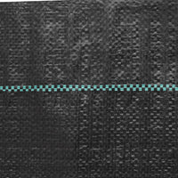 vidaXL Membrana Antierbacce Nera 1x5 m in PP