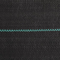 vidaXL Membrana Antierbacce Nera 0,5x100 m in PP