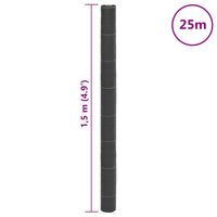 Membrana Antierbacce Nera 1,5x25 m in PP