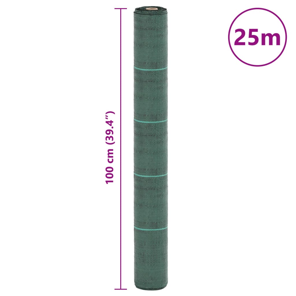 Membrana Antierbacce Verde 1x25 m in PP