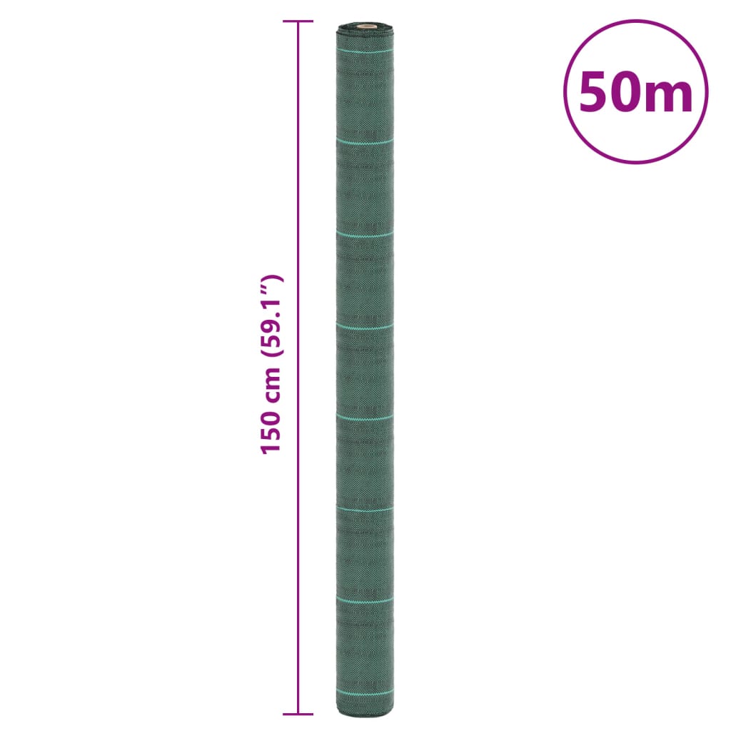 Membrana Antierbacce Verde 1,5x50 m in PP