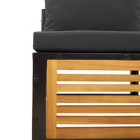 vidaXL Set Divano da Giardino 6 pz con Cuscini in Massello di Acacia