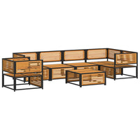 Set Divano da Giardino 7 pz con Cuscini Legno Massello Acacia 3214886