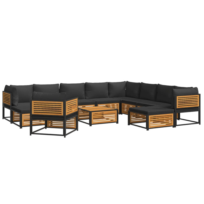 Set Divano da Giardino 12 pz con Cuscini Legno Massello Acacia 3214896