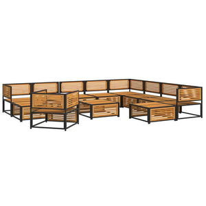Set Divano da Giardino 12 pz con Cuscini Legno Massello Acacia 3214925