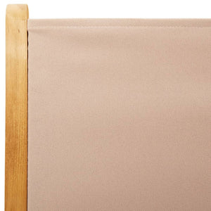 vidaXL Sedie Giardino Reclinabili 4pz Tortora Tessuto e Legno Massello