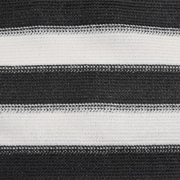 Rete per Privacy Antracite e Bianca 1,8x50 m in HDPE 195 g/m²