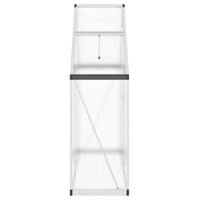 Serra con Base Argento 169x58x195 cm in Alluminio 4005816