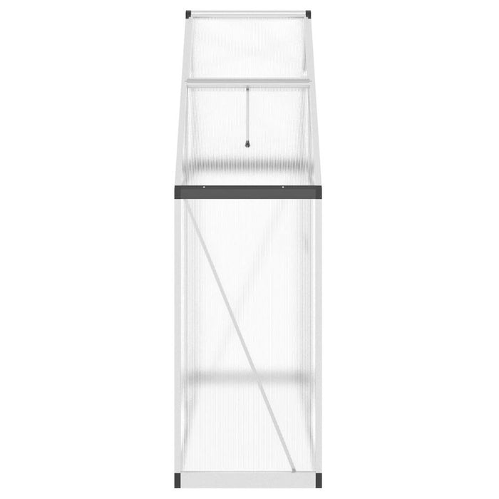 Serra con Base Argento 169x58x195 cm in Alluminio