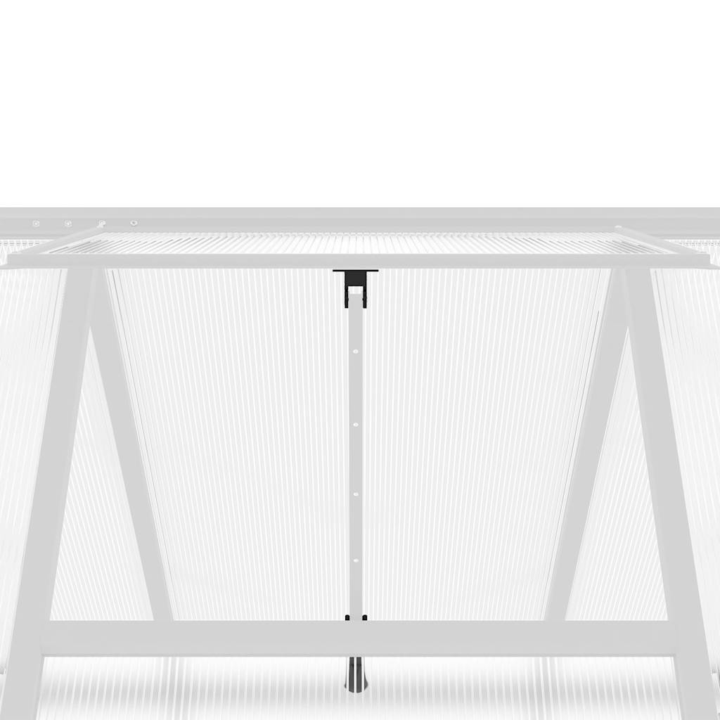 Telaio Serra con Base Argento 169x169x195 cm in Alluminio 4005828