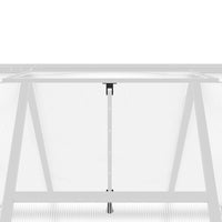 Telaio Serra con Base Argento 169x169x195 cm in Alluminio 4005828