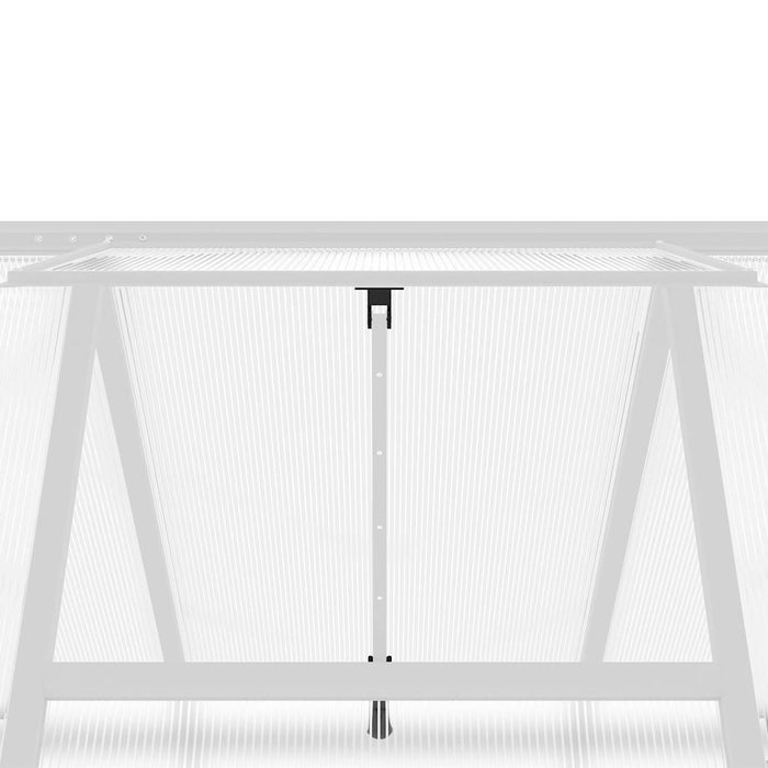 Telaio Serra con Base Argento 169x169x195 cm in Alluminio 4005828