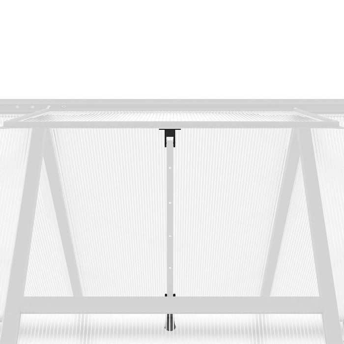 Telaio Serra con Base Argento 169x169x202 cm in Alluminio