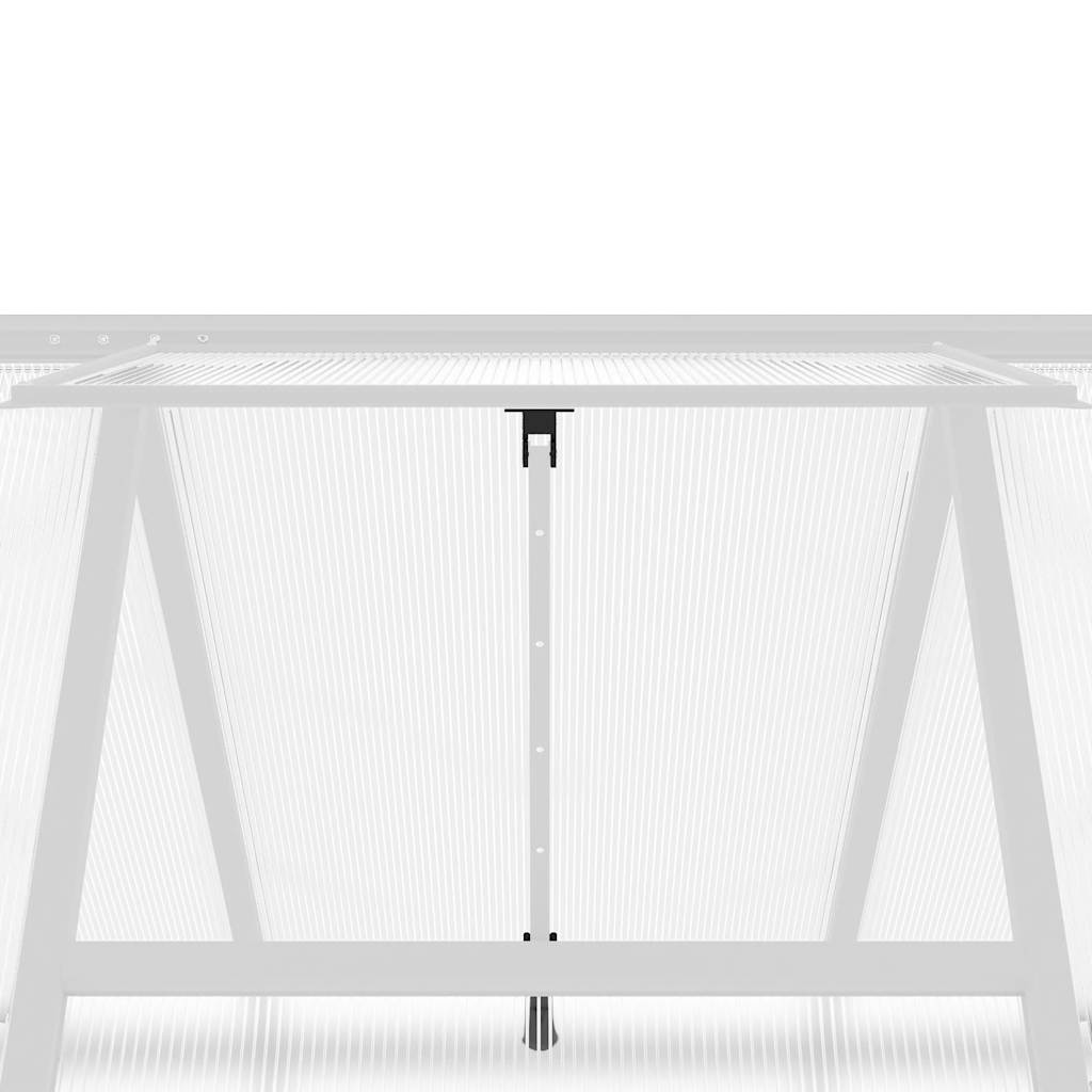 Telaio Serra con Base Argento 224x169x195 cm in Alluminio 4005834