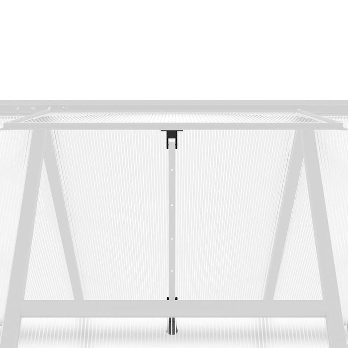 Telaio Serra con Base Argento 224x169x195 cm in Alluminio 4005834