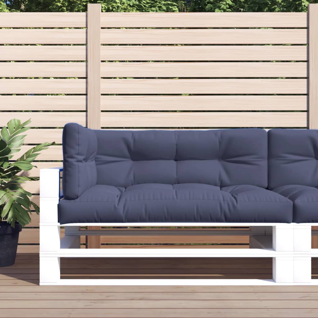 Cuscini per Pallet 3 pz Blu Marino in Tessuto 3217133