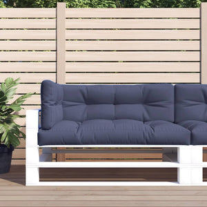 Cuscini per Pallet 3 pz Blu Marino in Tessuto 3217133