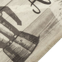 Tappeto da Cucina Lavabile Grigio CaffÃ¨ 60x300 cm in Velluto