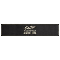 Tappeto da Cucina Lavabile Testo CaffÃ¨ 60x300 cm in Vellutocod mxl 91042